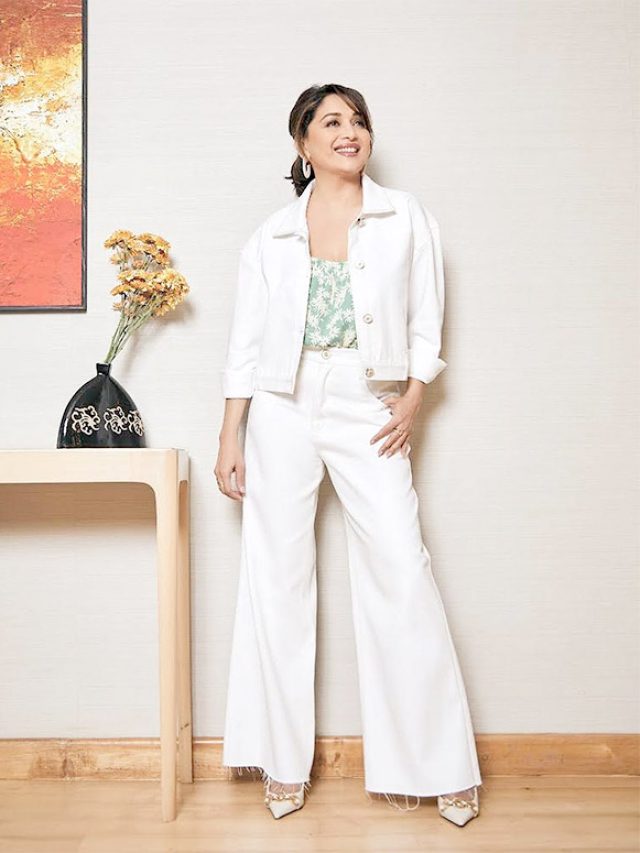 Work In Style With Madhuri Dixit-Inspired Office Wear.