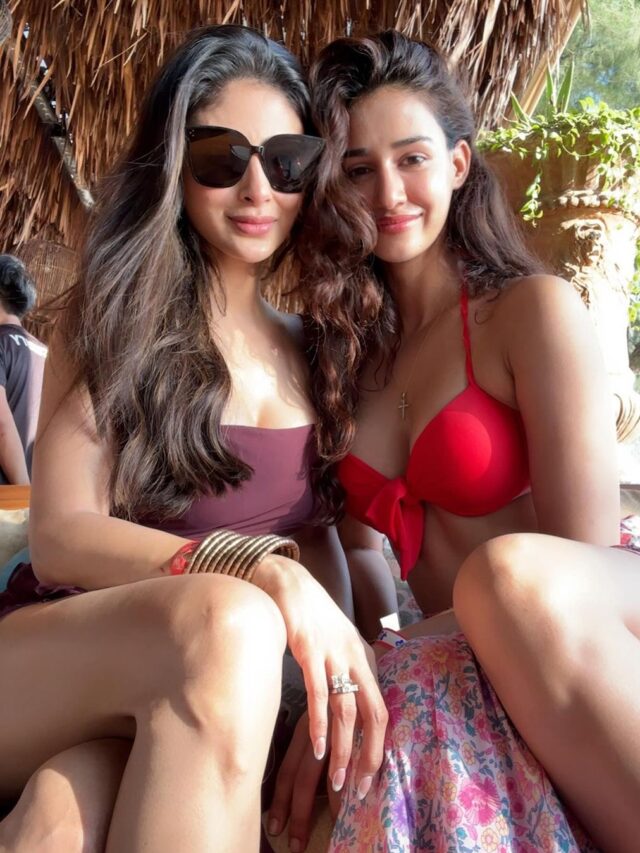 Mouni Roy and Disha Patani Sizzle in Swimsuit Chic!